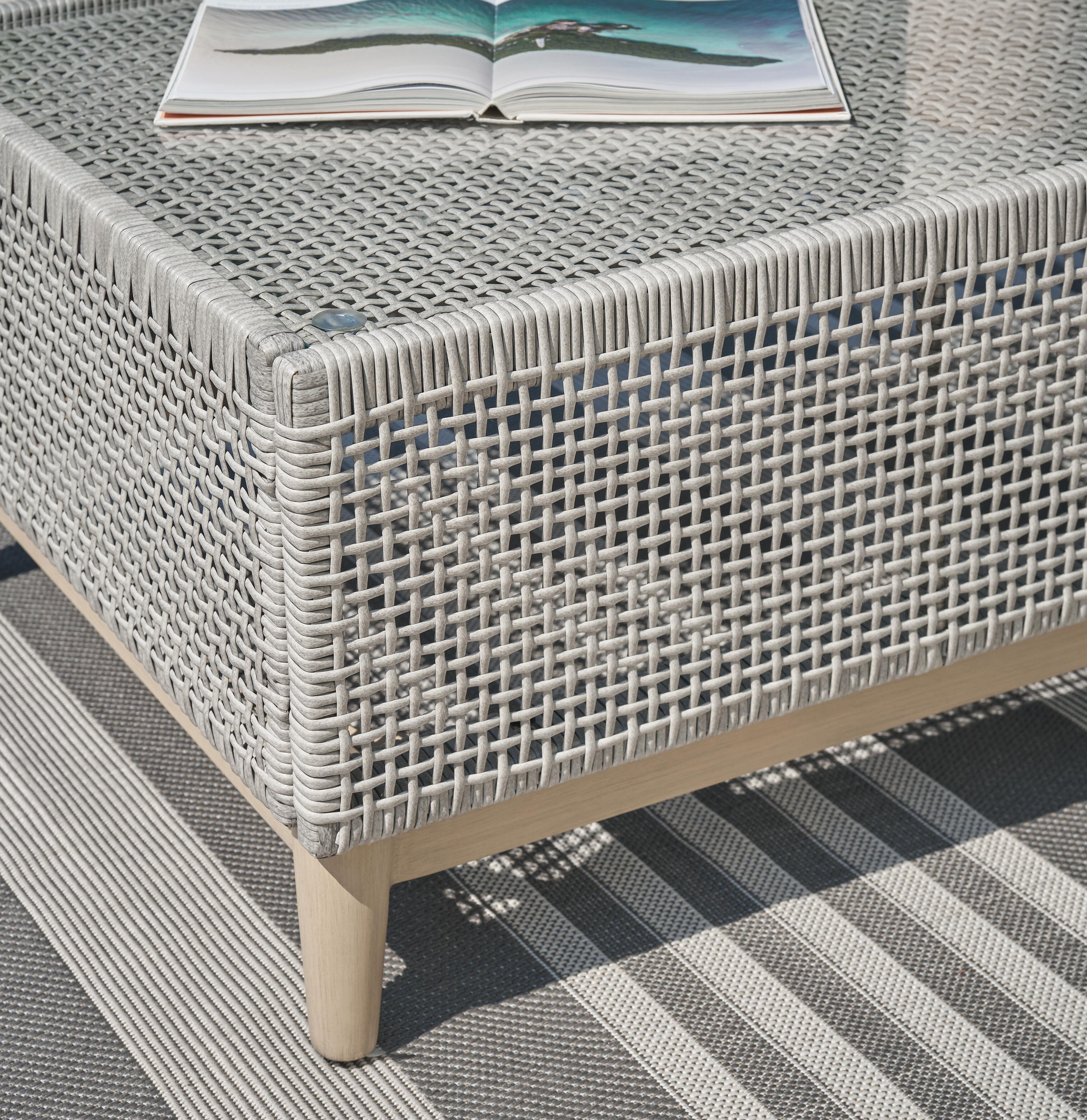 Seton Creek Outdoor Sofa and Loveseat with Coffee Table