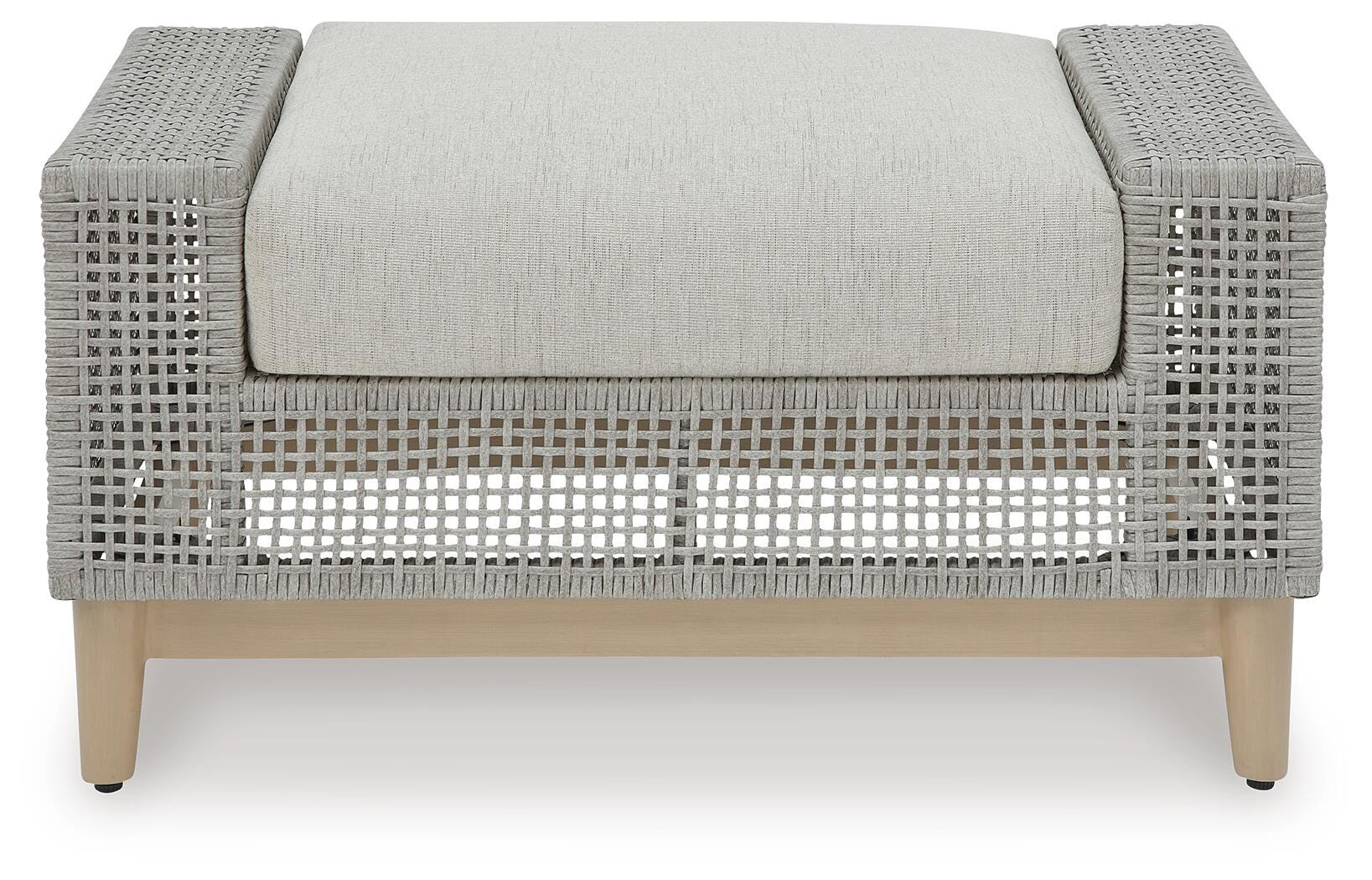 Seton Creek Outdoor Lounge Chair and Ottoman