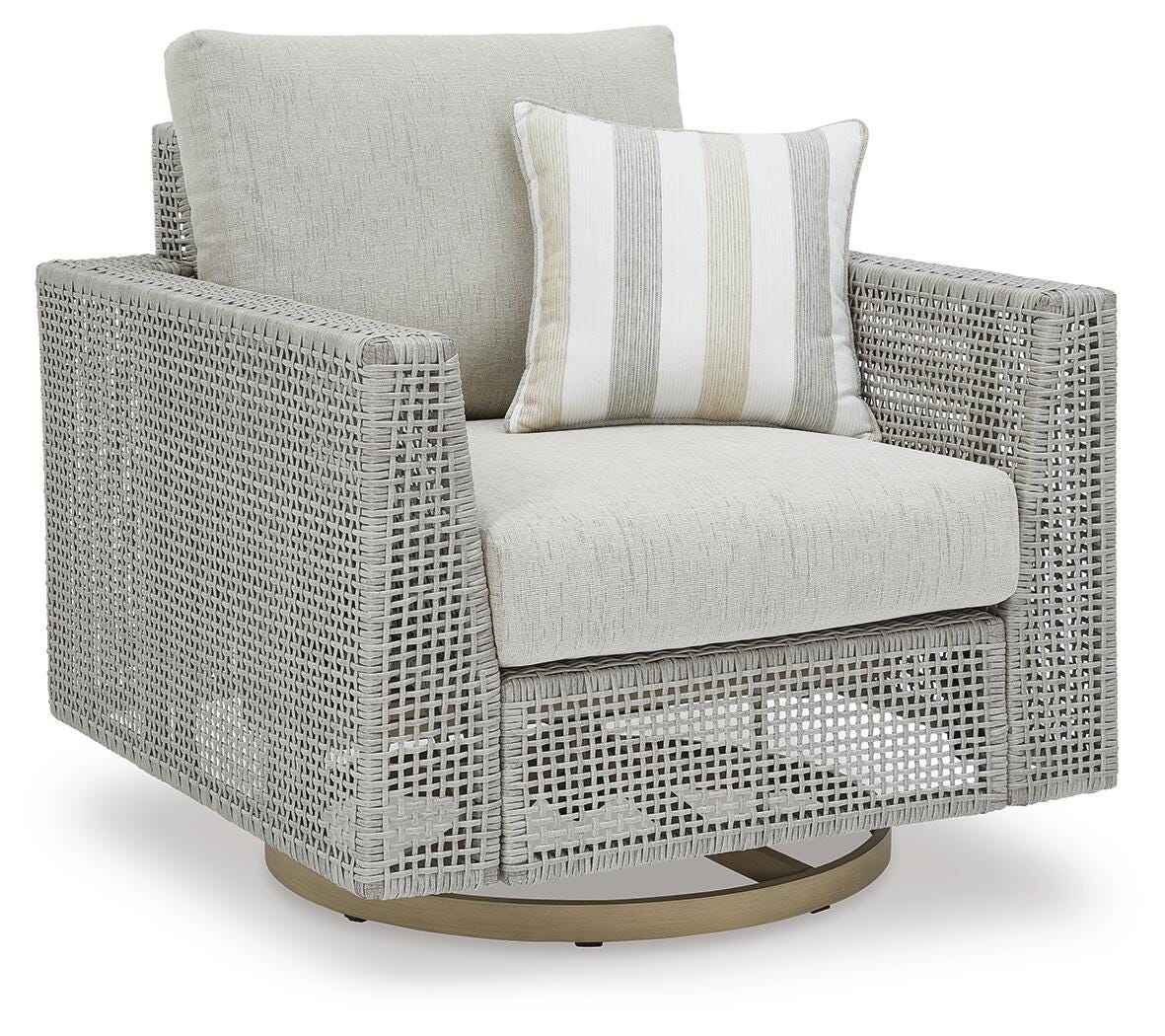 Seton Creek 2 Outdoor Lounge Chairs with End Table