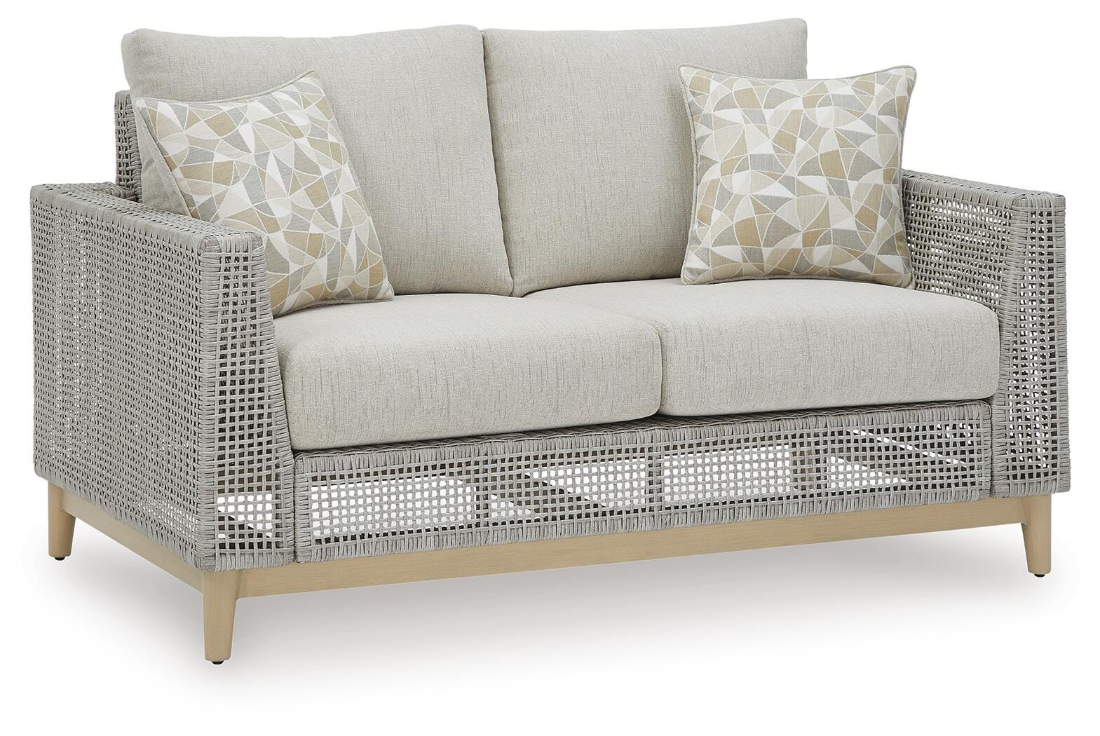 Seton Creek Outdoor Sofa and Loveseat