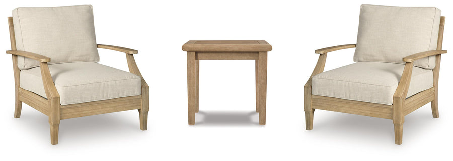 Clare View Outdoor Lounge Chairs and End Table Set
