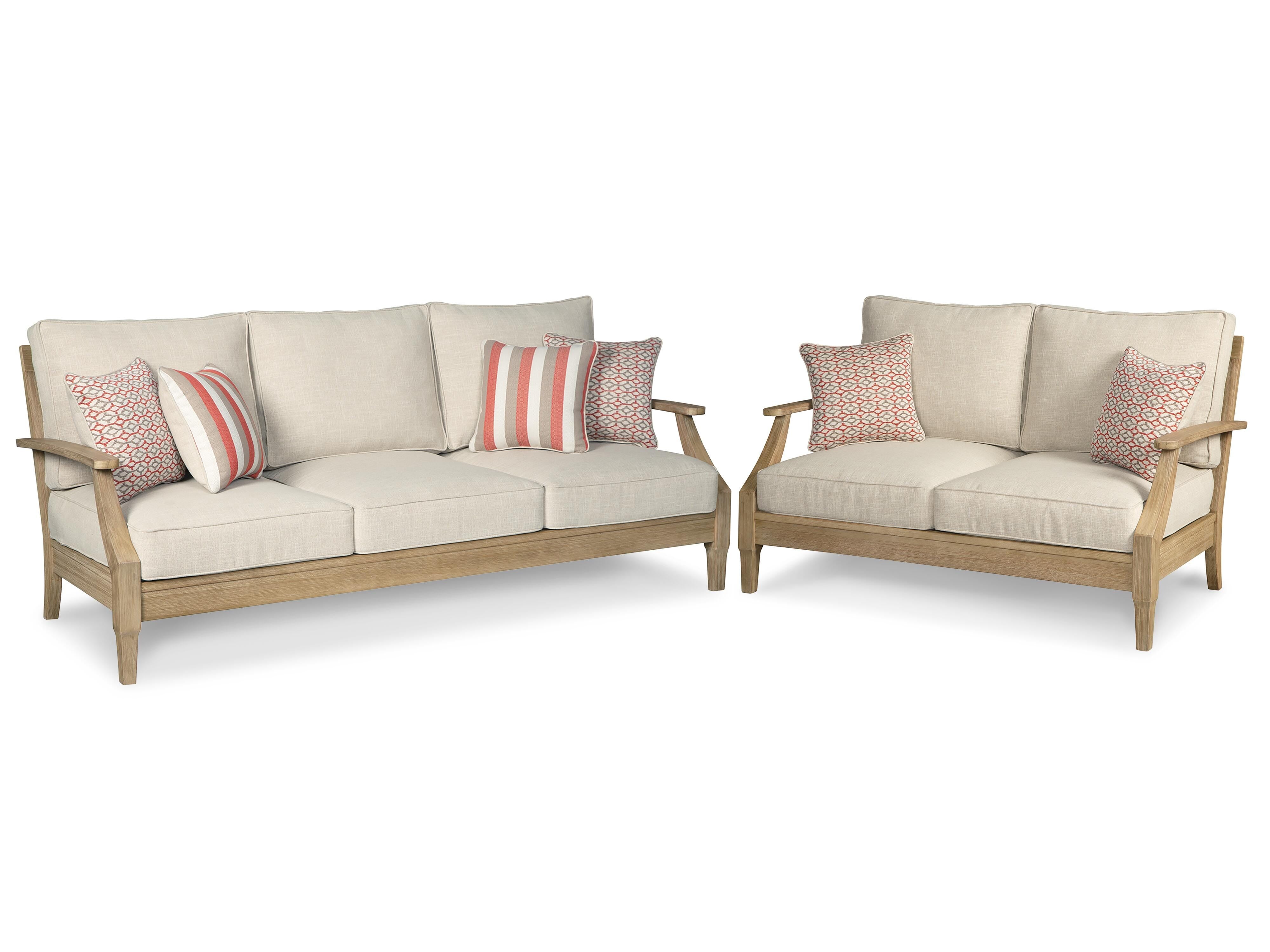 Clare View Outdoor Sofa and Loveseat Set