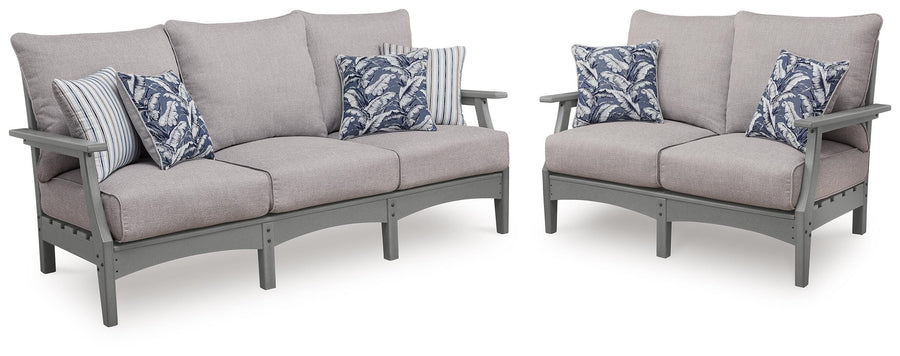 Cove Beach Outdoor Sofa and Loveseat