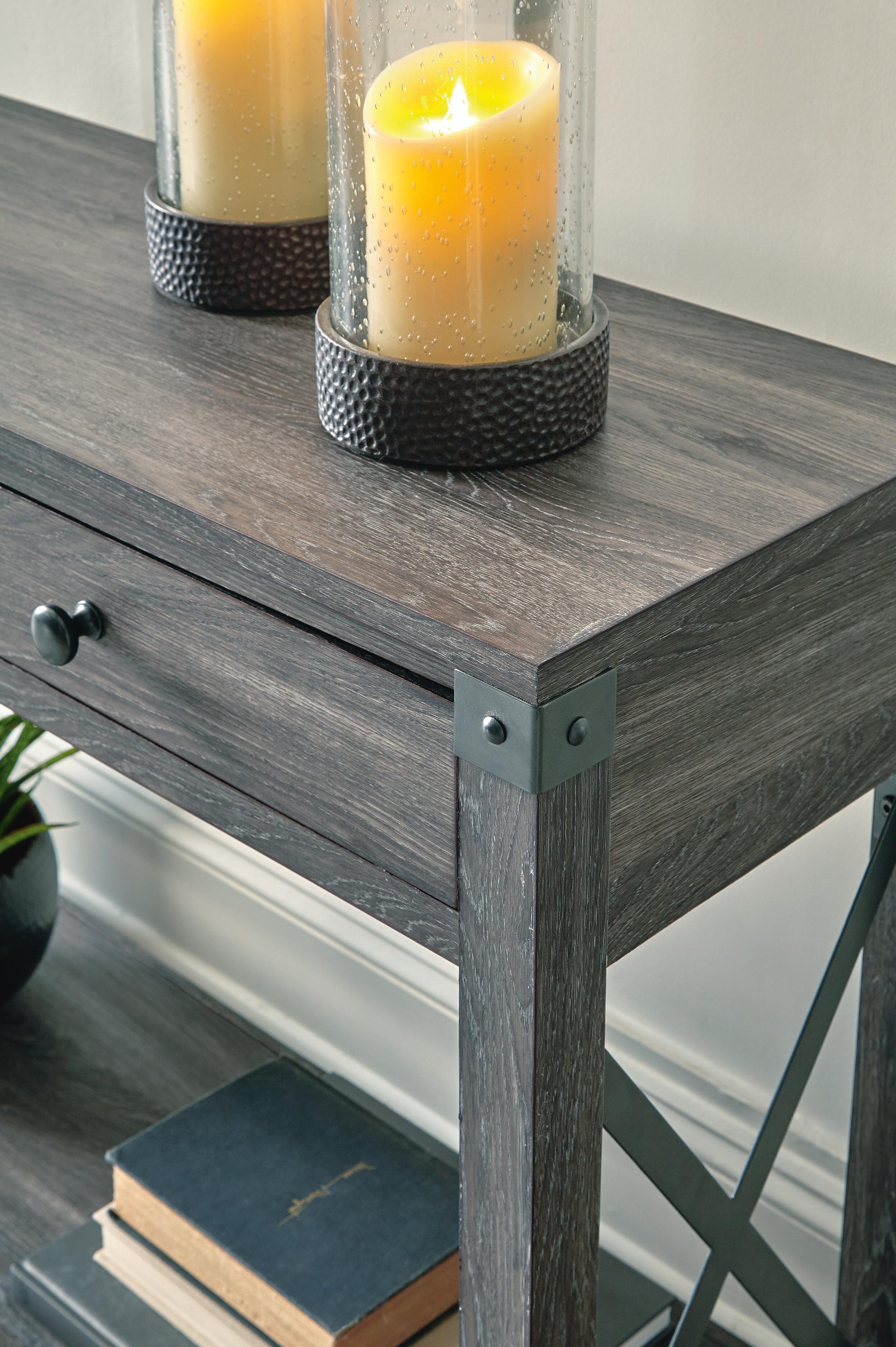 Freedan Lift-top Coffee Table, 2 End Tables and Console