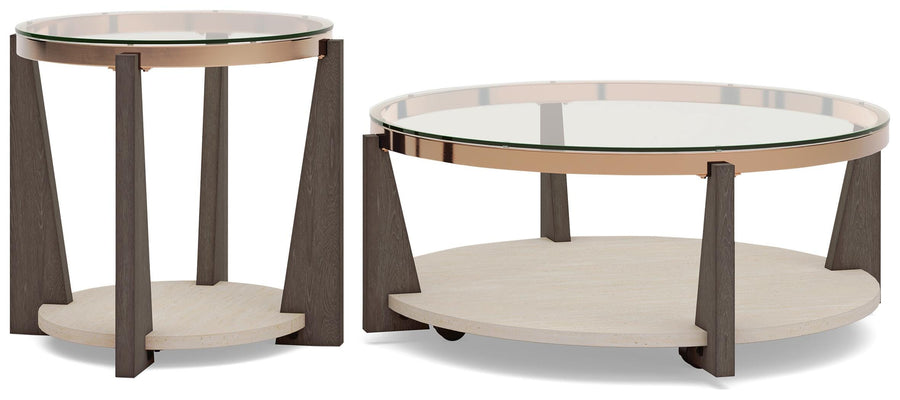 Frazwa Coffee Table with 1 End Table