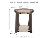 Frazwa Coffee Table with 1 End Table