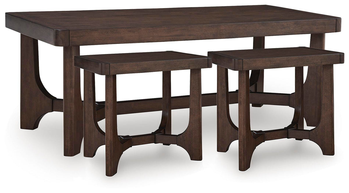 Korestone Coffee Table with 2 End Tables