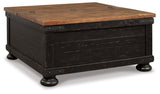 Valebeck Coffee Table with 2 End Tables