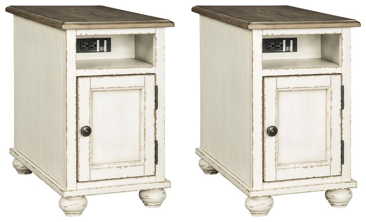 Realyn 2 End Tables with USB Charging