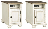 Realyn 2 End Tables with USB Charging