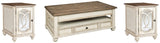 Coffee Table with 2 End Tables