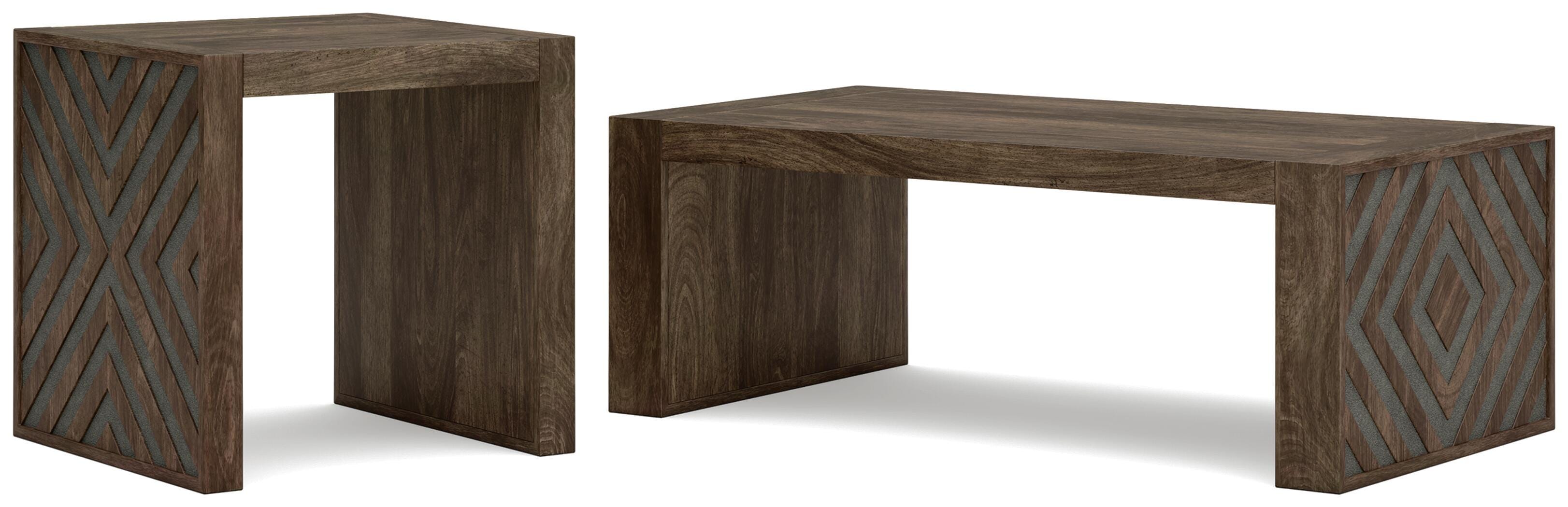 Dreggan Coffee Table with 1 End Table