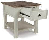 Bolanburg Coffee Table with End Table and Chairside End Table