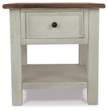 Bolanburg Coffee Table with End Table and Chairside End Table