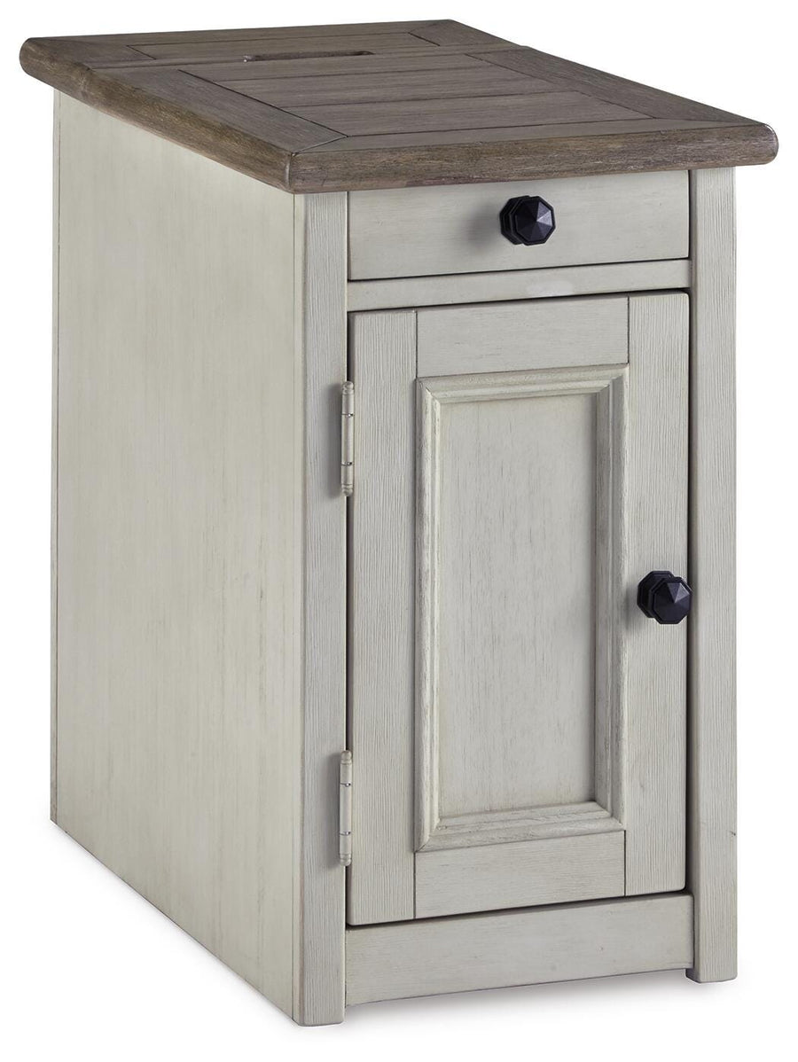Bolanburg Chairside End Table with USB Ports & Outlets