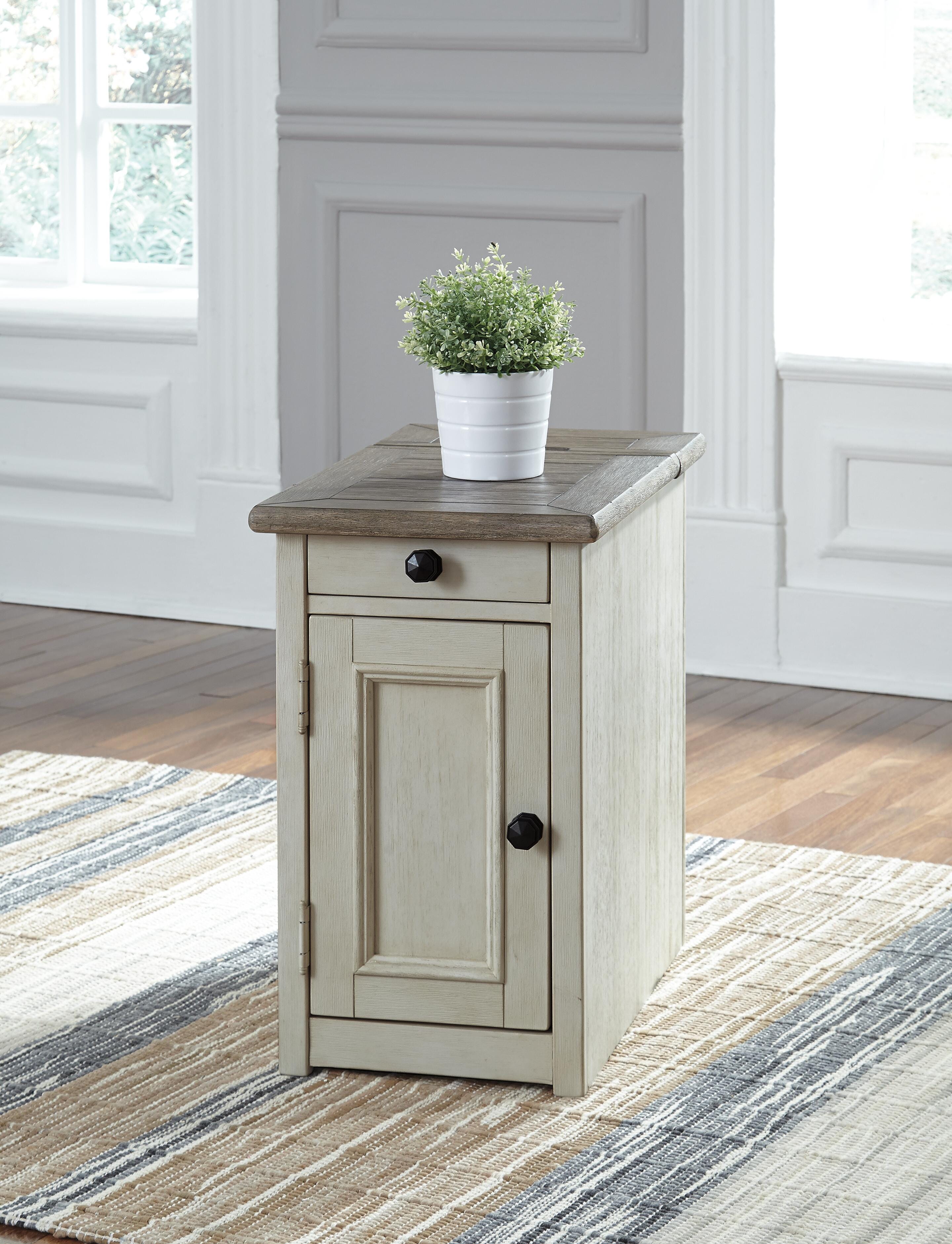 Bolanburg Coffee Table with End Table and Chairside End Table