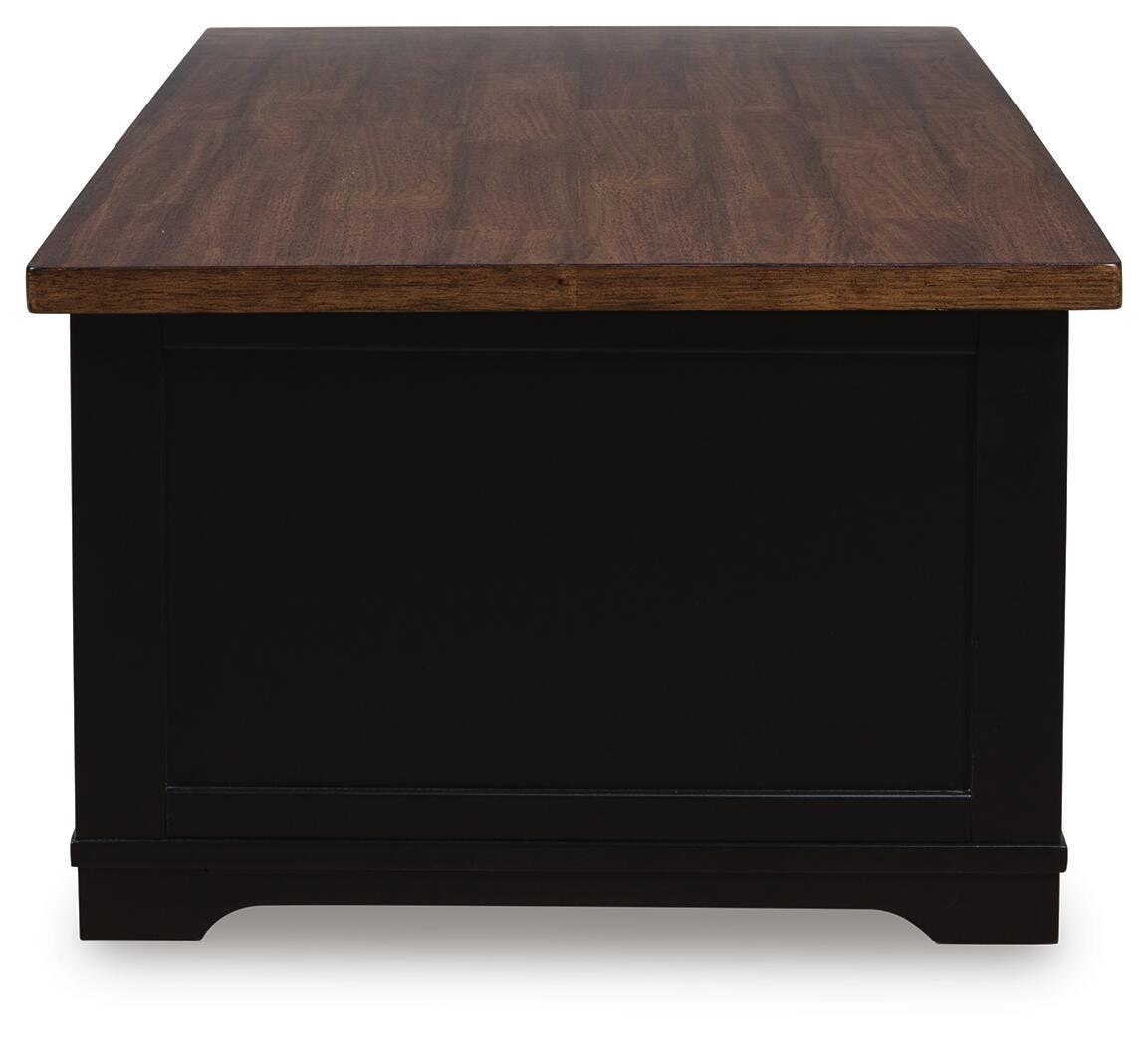 Wildenauer Lift-top Coffee Table and 2 Chairside End Tables