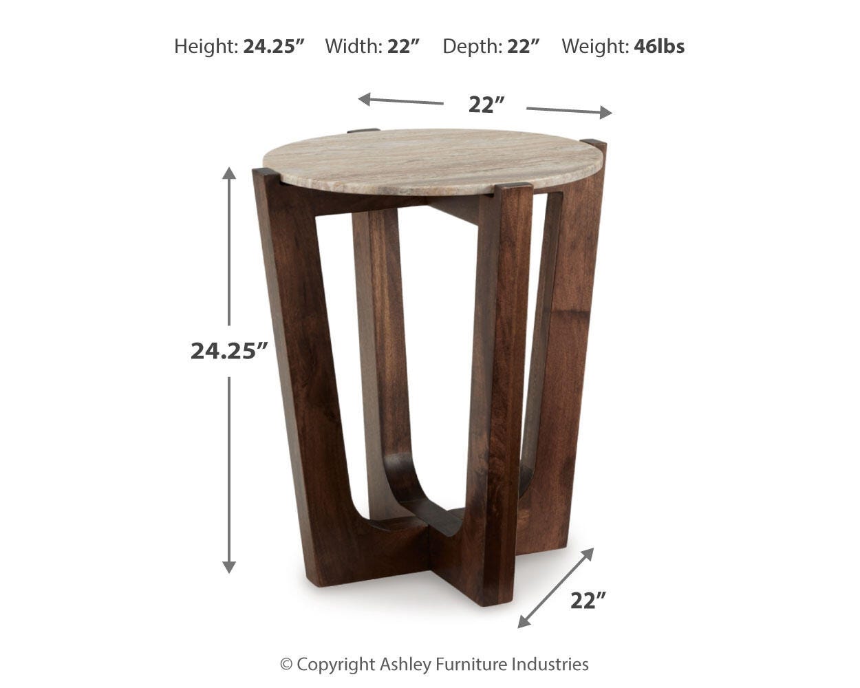 Tanidore Coffee Table with 1 End Table