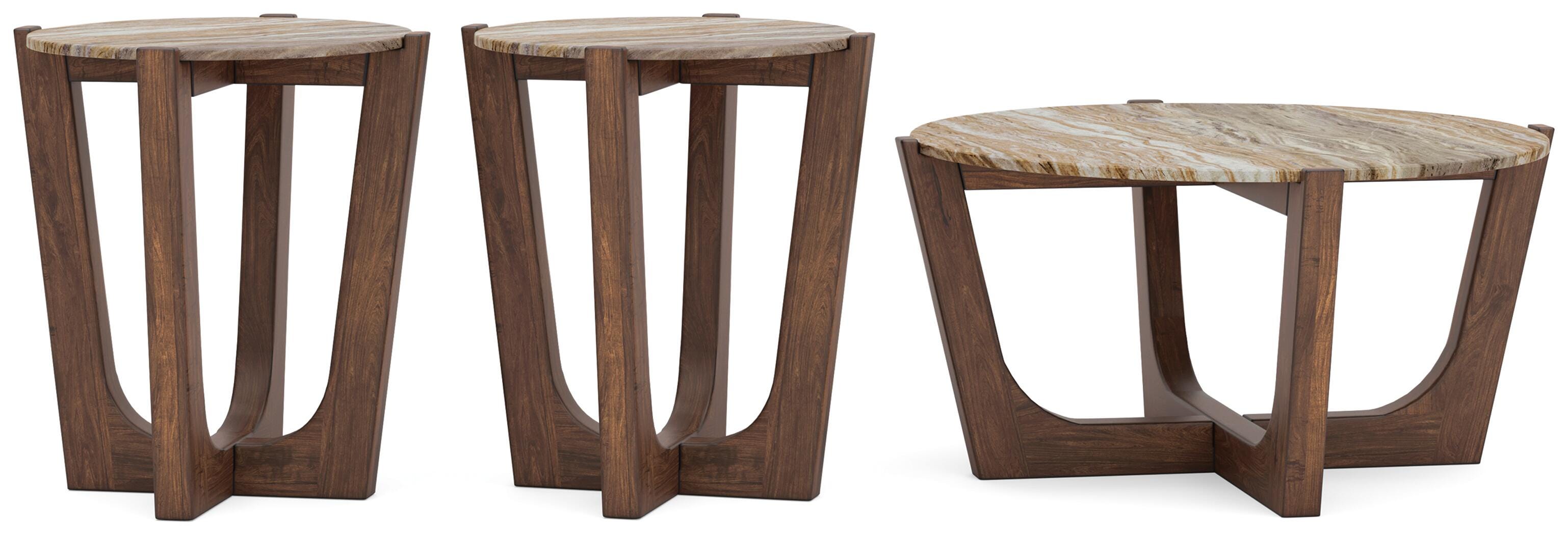 Tanidore Coffee Table with 2 End Tables