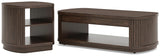 Korestone Coffee Table with 1 End Table