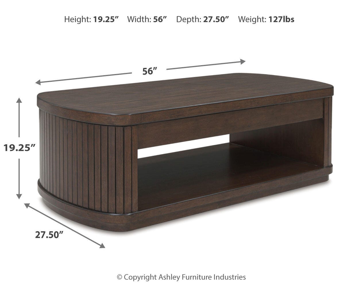 Korestone Coffee Table with 1 End Table