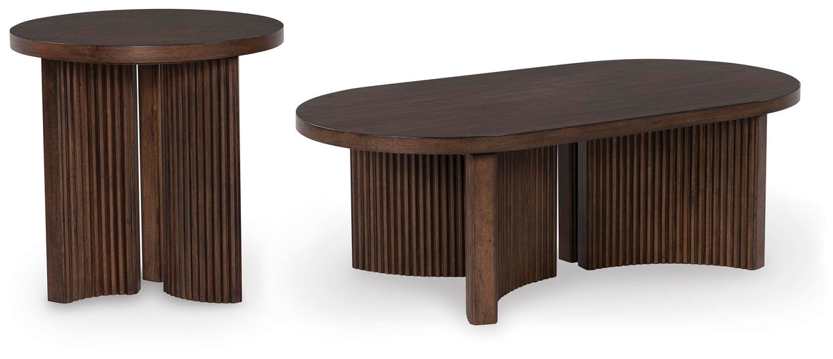 Korestone Coffee Table with 1 End Table