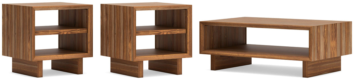 Dressonni Coffee Table with 2 End Tables