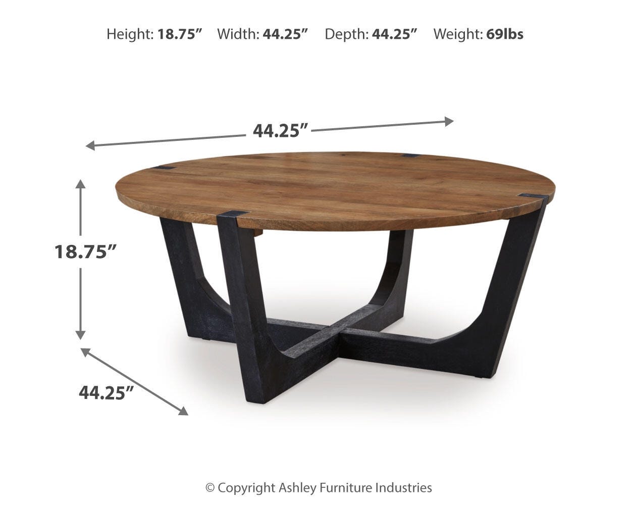 Hanneforth Coffee Table with 1 End Table