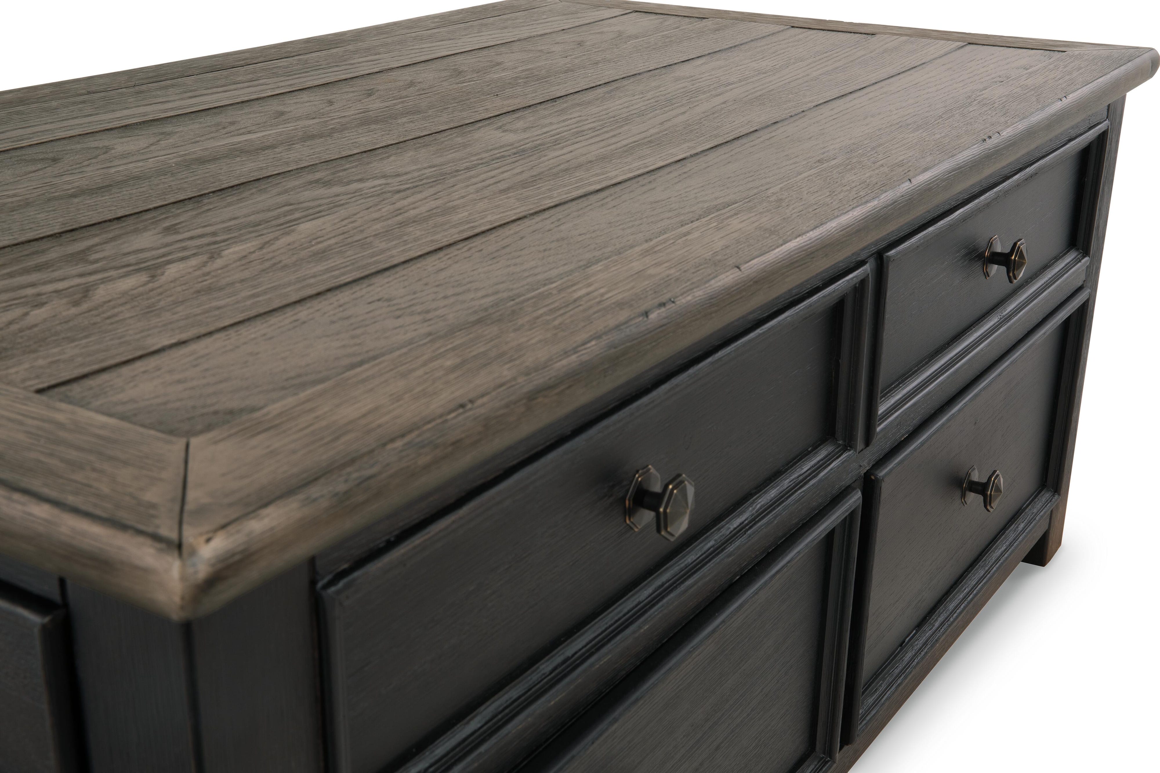 Tyler Creek Coffee Table and 2 End Tables with Console