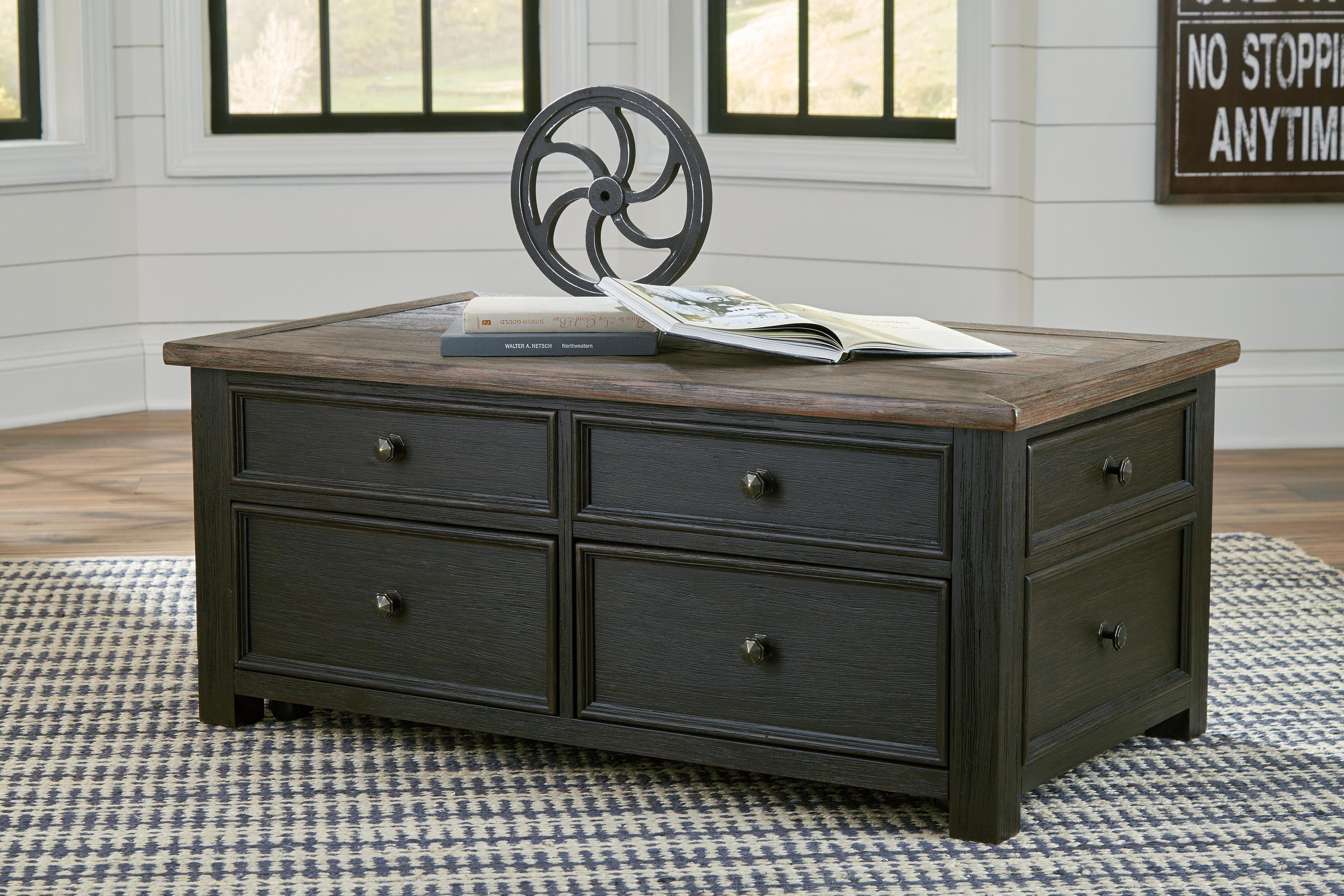 Tyler Creek Coffee Table with Lift Top