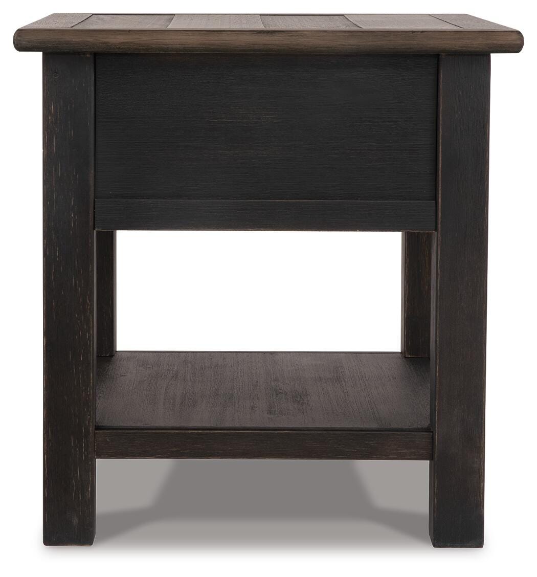 Tyler Creek Coffee Table and 2 End Tables with Console