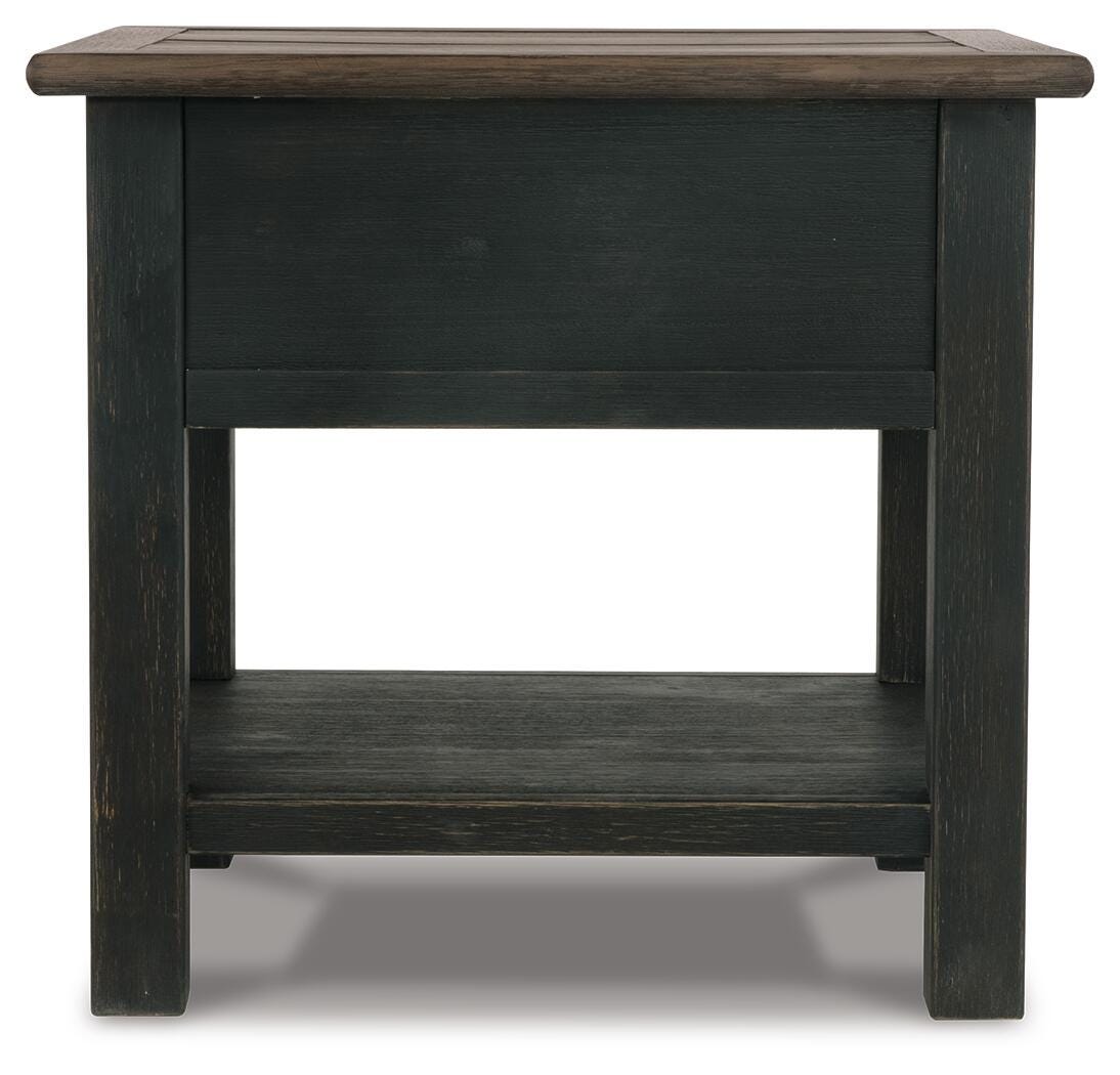 Tyler Creek Coffee Table and 2 End Tables with Console
