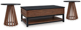 Kallari Coffee Table and 2 Ends