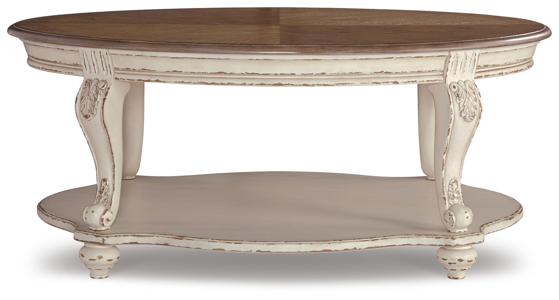 Realyn Coffee Table, 2 Ends and Console