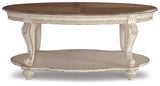 Realyn Coffee Table, 2 Ends and Console