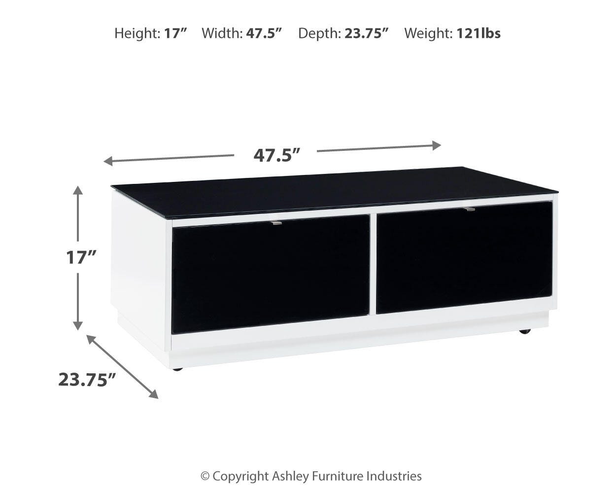 Gardoni Coffee Table with 2 End Tables
