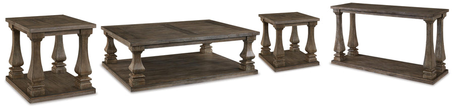 Johnelle Coffee Table, 2 End Tables and Sofa Table