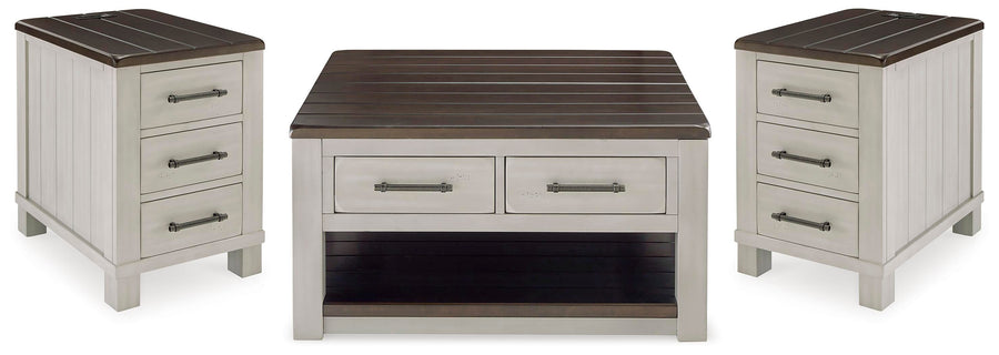 Darborn Coffee Table with 2 End Tables