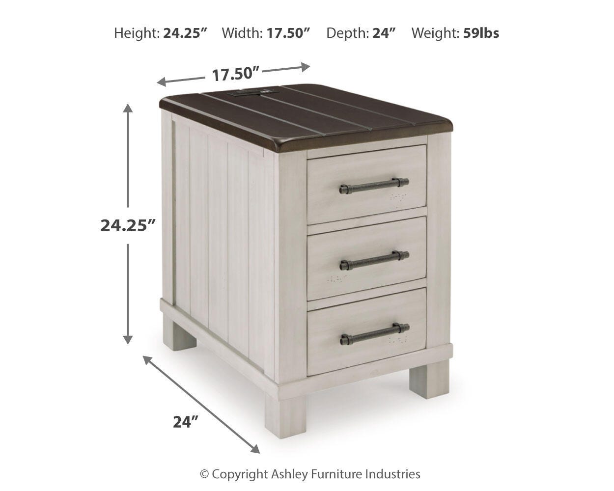 Darborn Coffee Table with 1 End Table