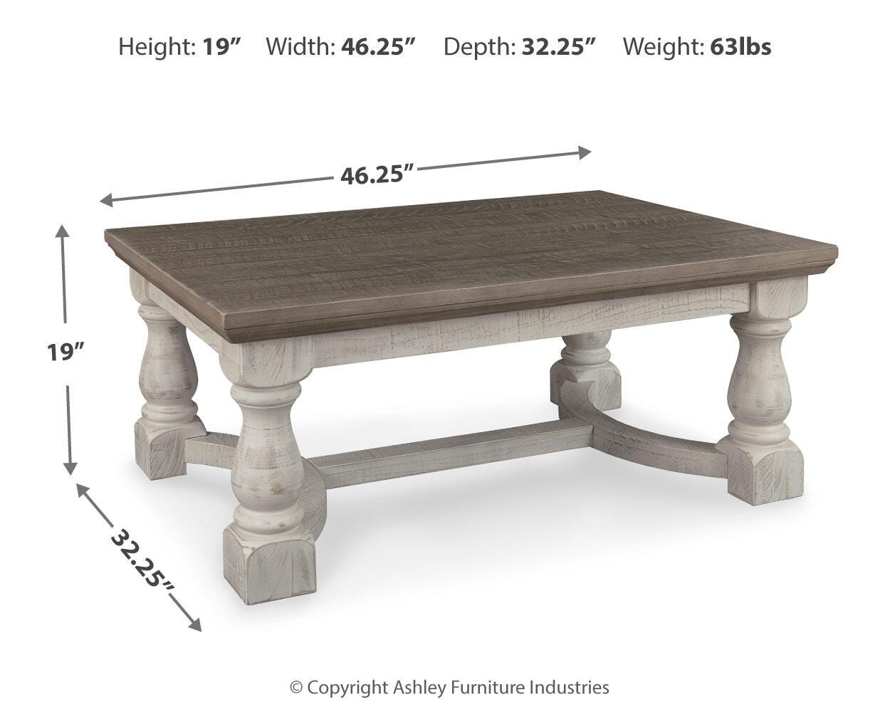 Havalance Coffee Table with 2 End Tables