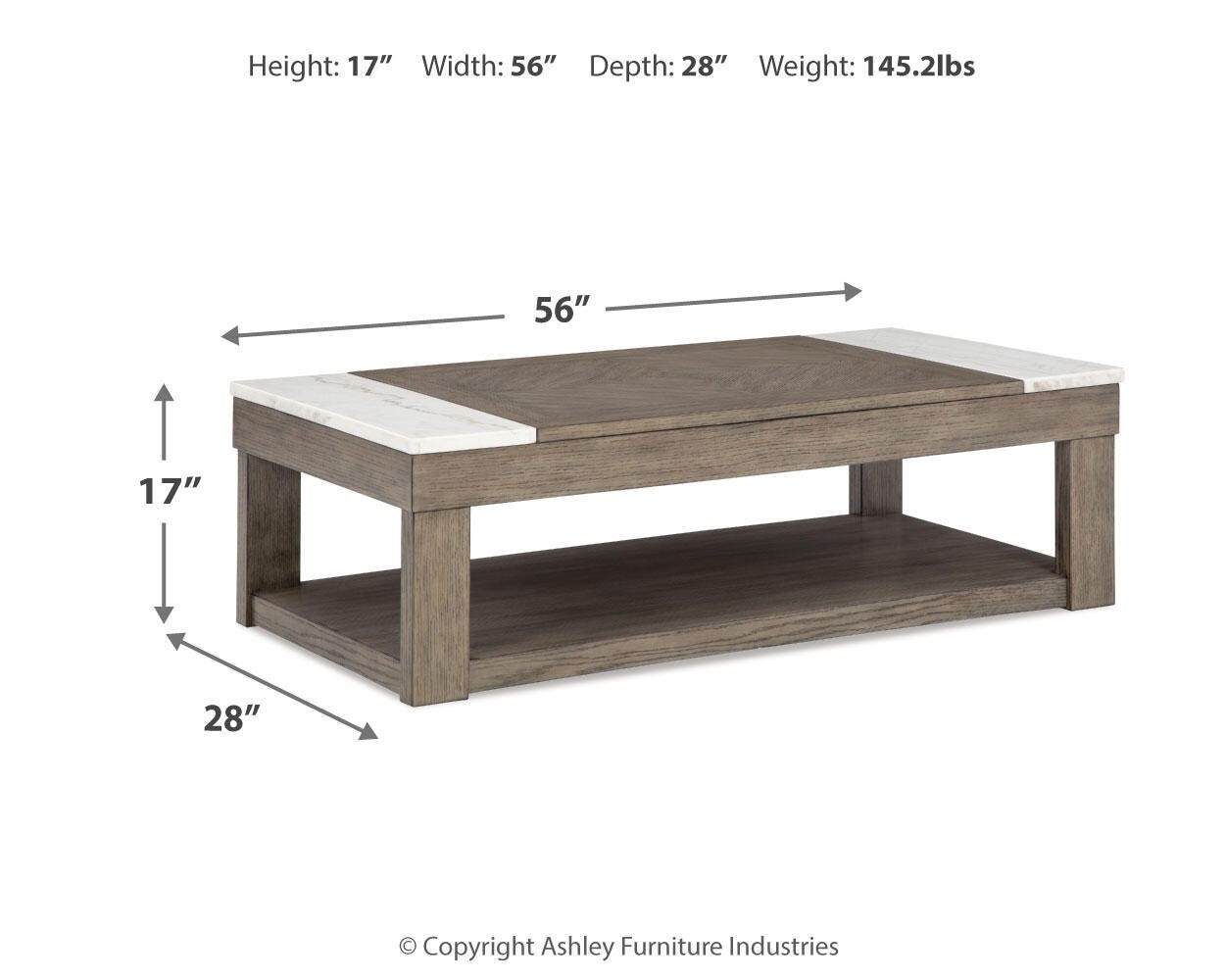 Loyaska Coffee Table and 2 End Tables