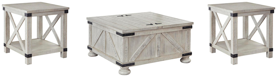 Carynhurst Coffee Table with 2 End Tables