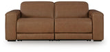 Magic Man 2-Piece Power Reclining Sectional Loveseat