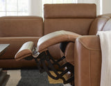 Magic Man 5-Piece Power Reclining Sectional with Console