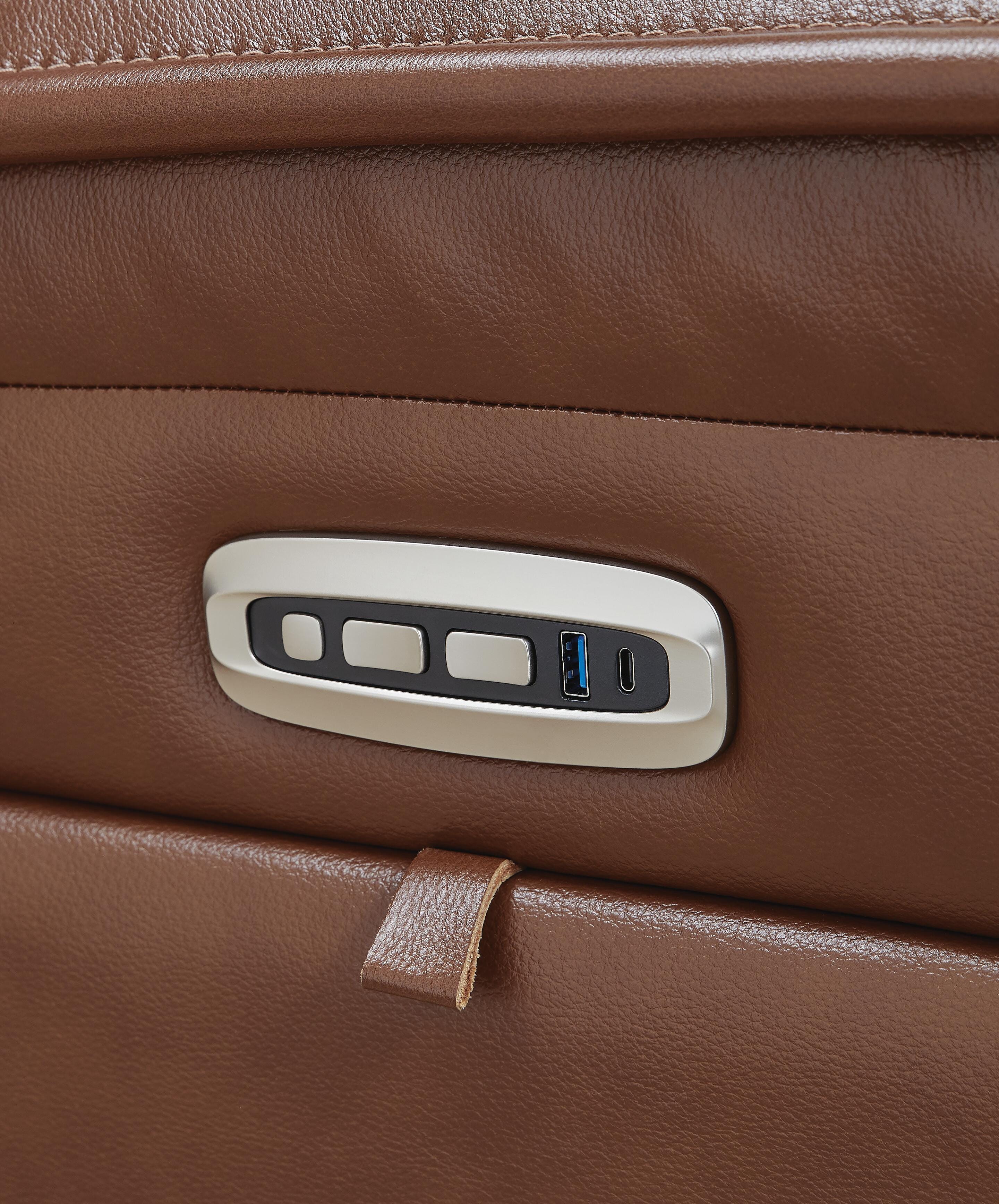 Healy Pier Power Reclining Loveseat with Console