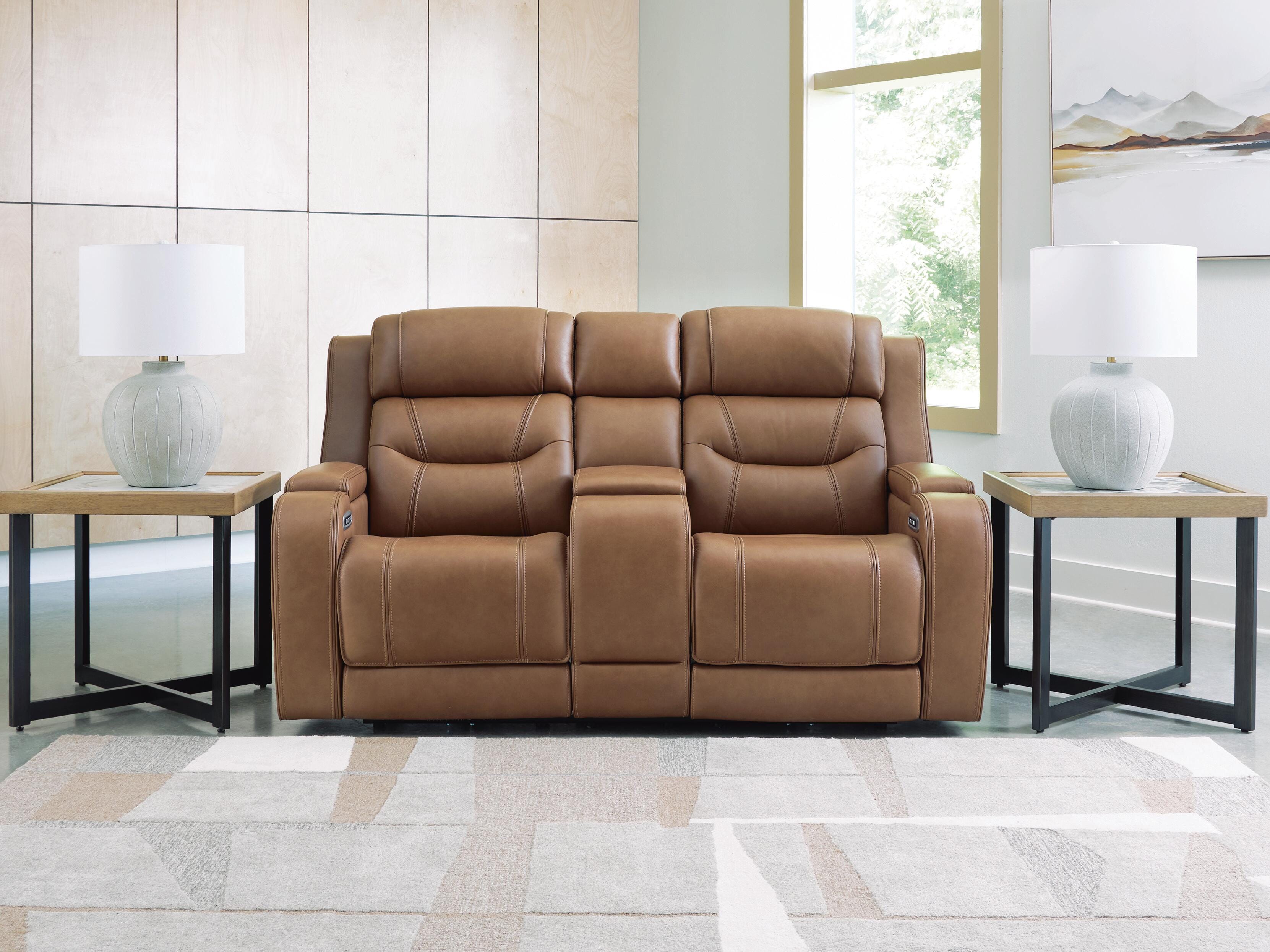 Knightington Power Reclining Loveseat with Audio Seating
