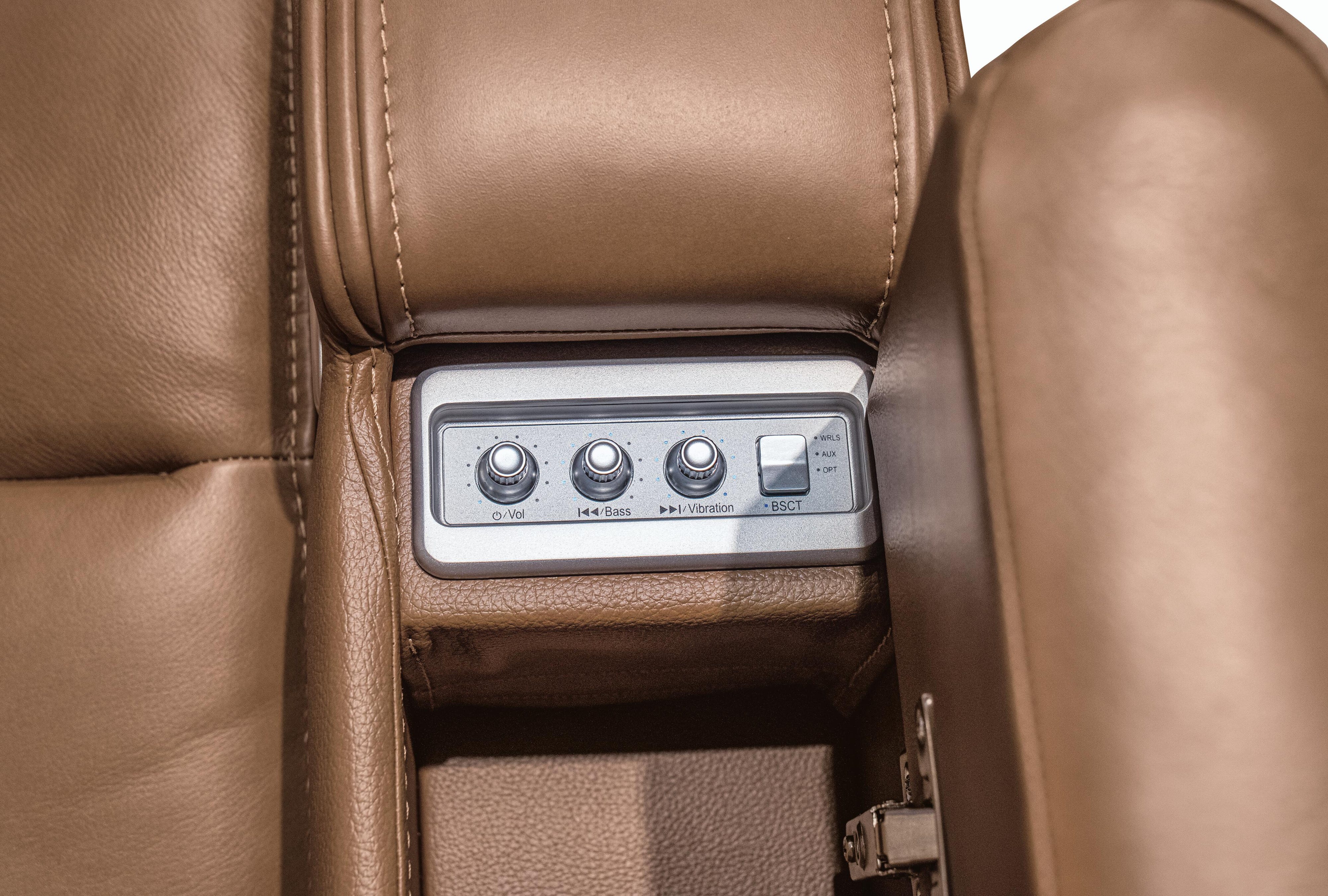 Knightington Power Reclining Loveseat with Audio Seating