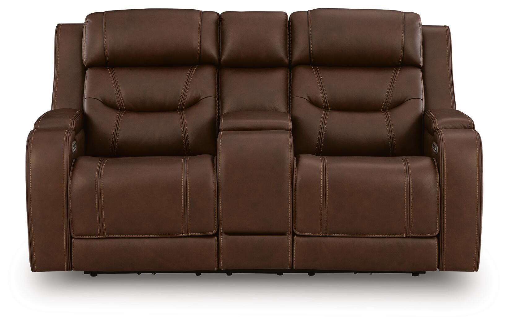 Knightington Power Reclining Sofa and Loveseat with Audio