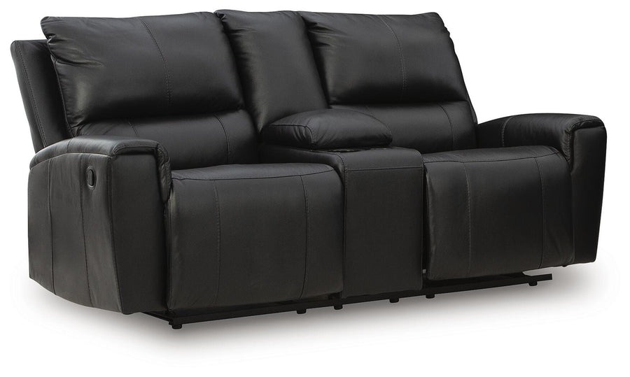 Glossmore Reclining Loveseat with Console