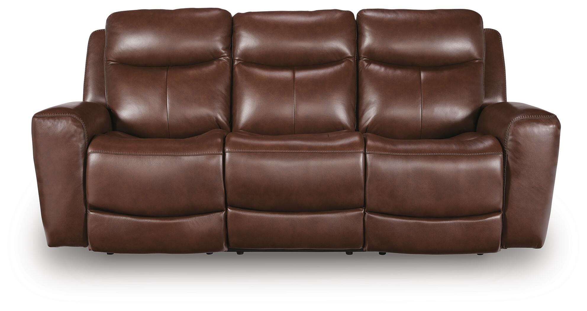 Bexhurst Momentum Moves Dual Power Reclining Leather Sofa and Loveseat Set